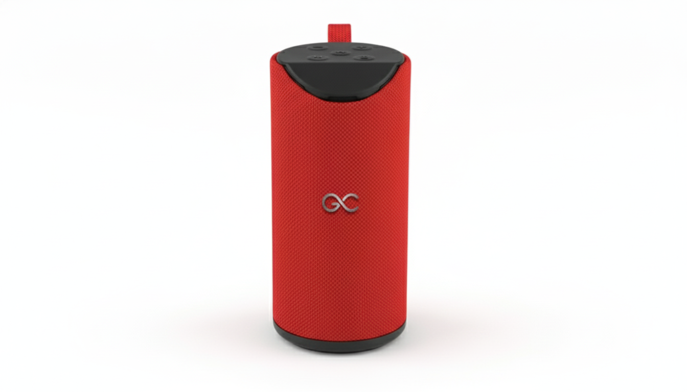 GeneCore Cylindro | 360° Portable Bluetooth Speaker with Power Bank & Multi-Input (USB/MicroSD/AUX)