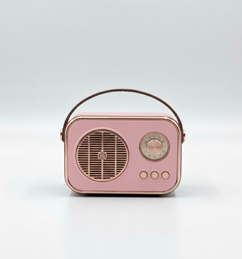 GeneCore TuneMaster V10 | Retro Style Bluetooth Speaker with Tuner Dial, USB & Micro SD Inputs