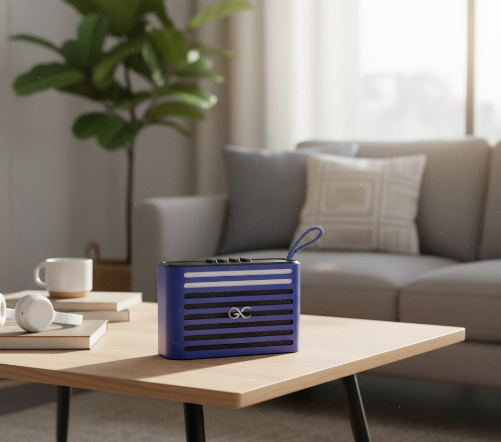 GeneCore ClipSound Mini | Ultra-Portable Bluetooth Speaker with Sleek Design and Micro SD/AUX Playback