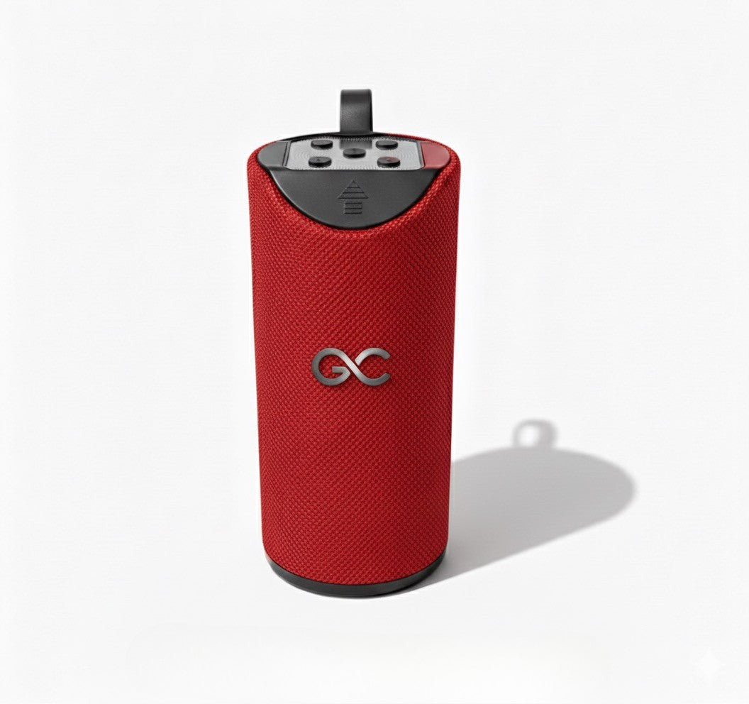 GeneCore SoundVault 360 | Portable Wireless Bluetooth Speaker with Deep Bass & Multi-Input (AUX/USB/MicroSD)