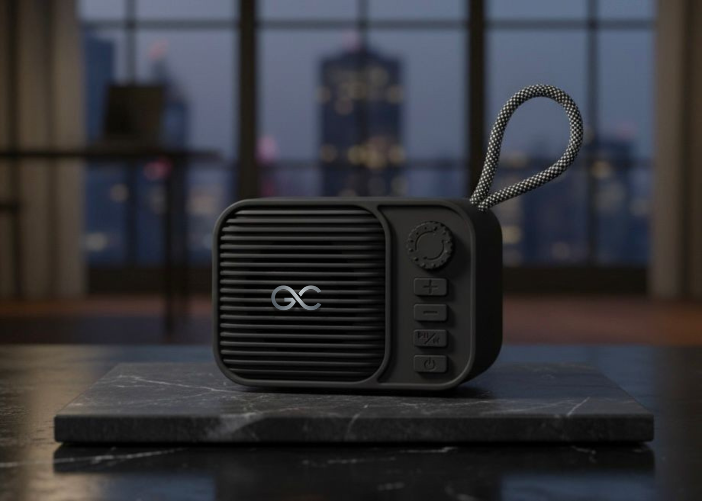 GeneCore RetroPulse | 5.1 Bluetooth Portable Speaker with Power Bank & TF Card Slot