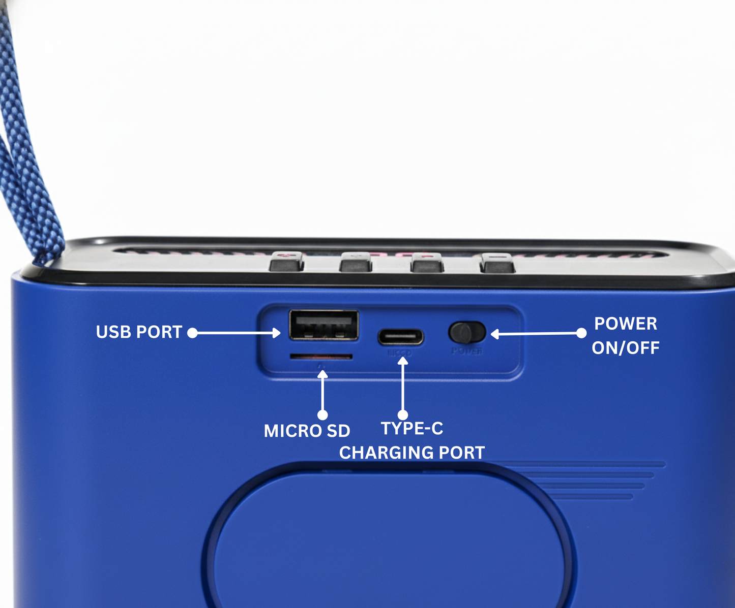 GeneCore ClipSound Mini | Ultra-Portable Bluetooth Speaker with Sleek Design and Micro SD/AUX Playback