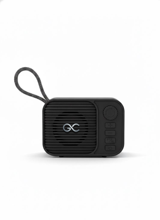 GeneCore RetroPulse | 5.1 Bluetooth Portable Speaker with Power Bank & TF Card Slot