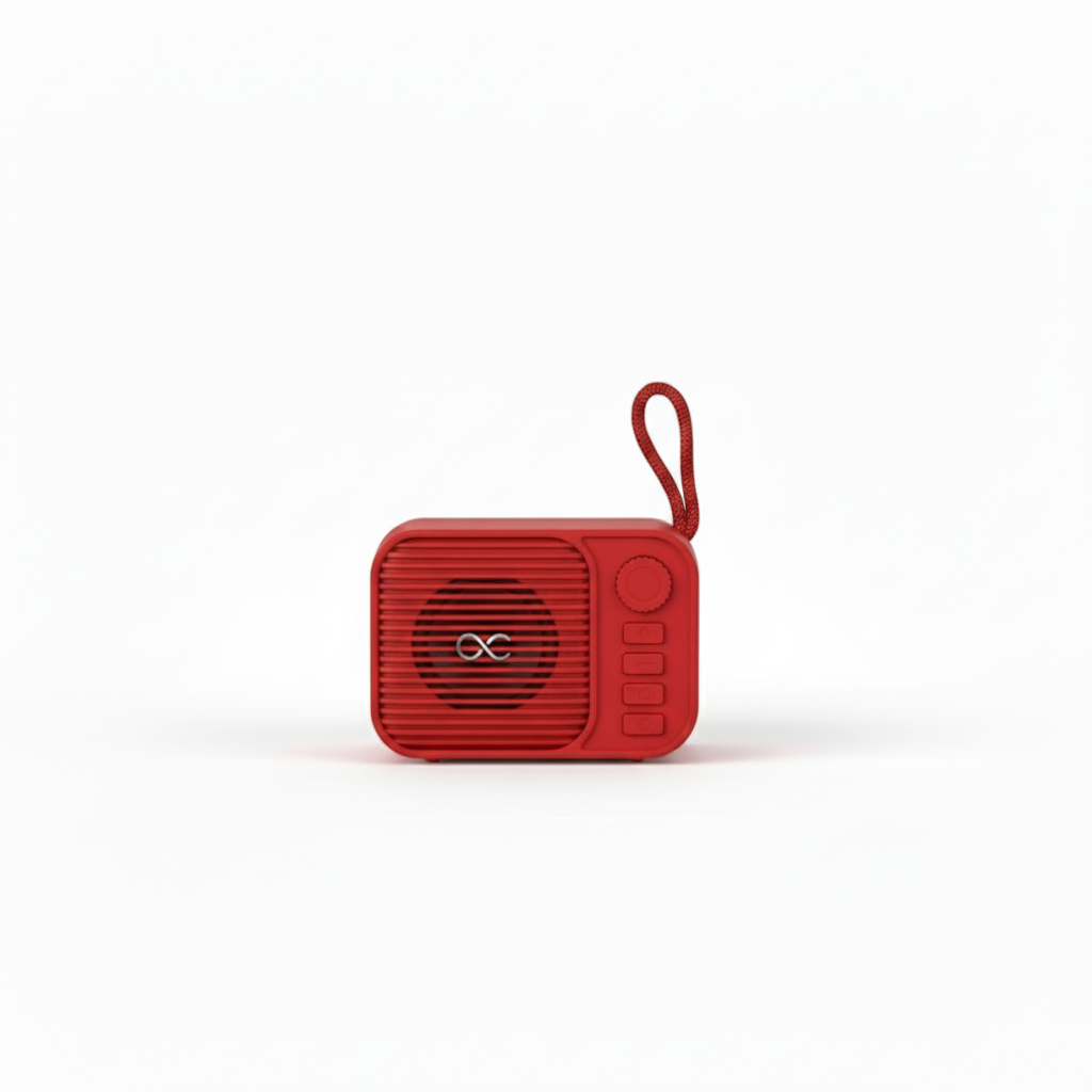 GeneCore RetroPulse | 5.1 Bluetooth Portable Speaker with Power Bank & TF Card Slot