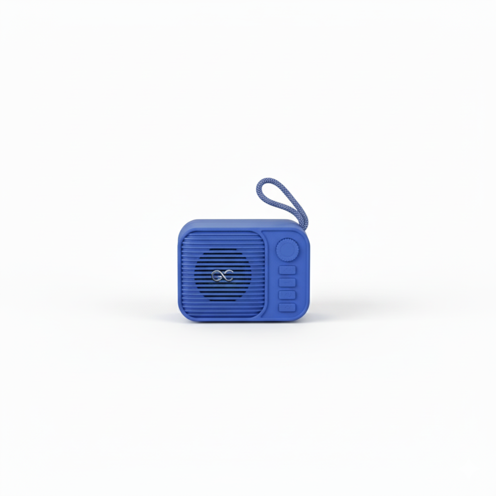 GeneCore RetroPulse | 5.1 Bluetooth Portable Speaker with Power Bank & TF Card Slot