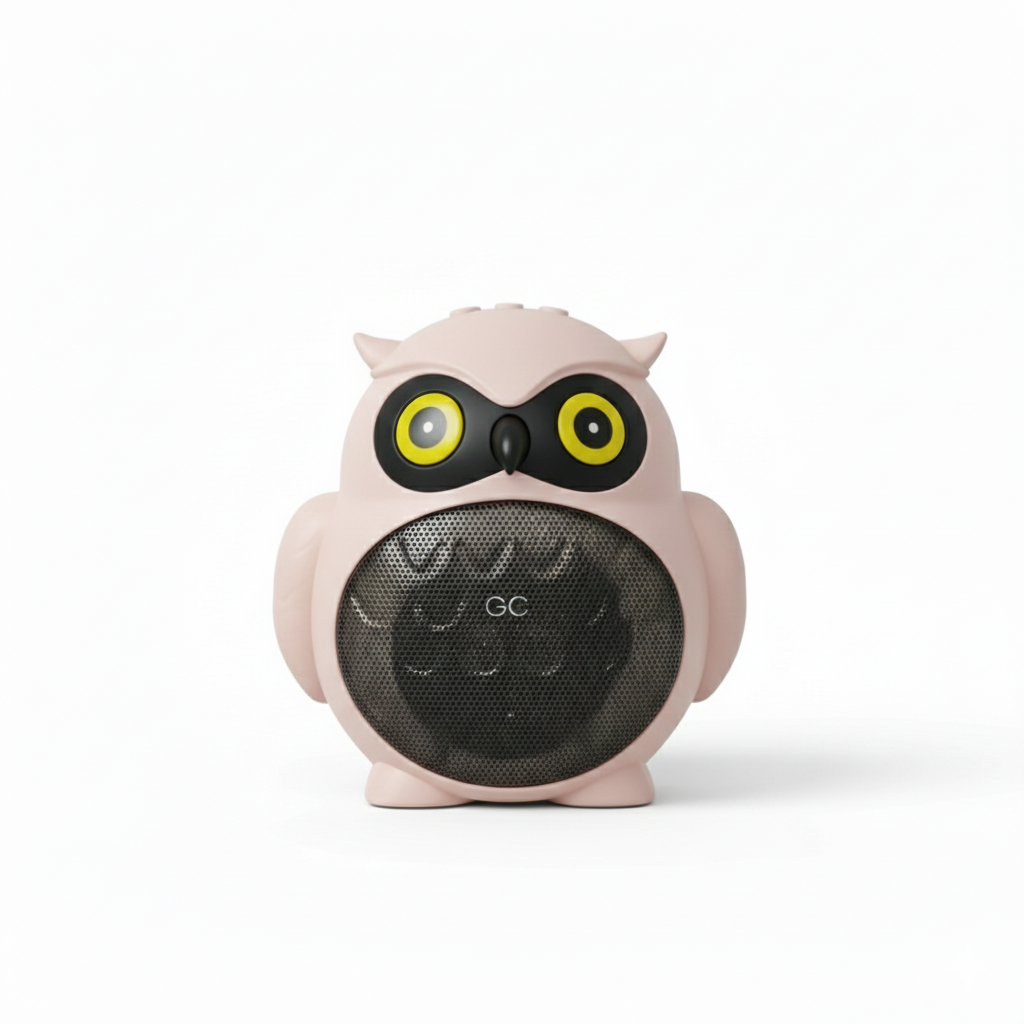 GeneCore WiseBeat Mini | Adorable Owl-Shaped Bluetooth Speaker with Fun Design and Multi-Playback (USB/MicroSD)