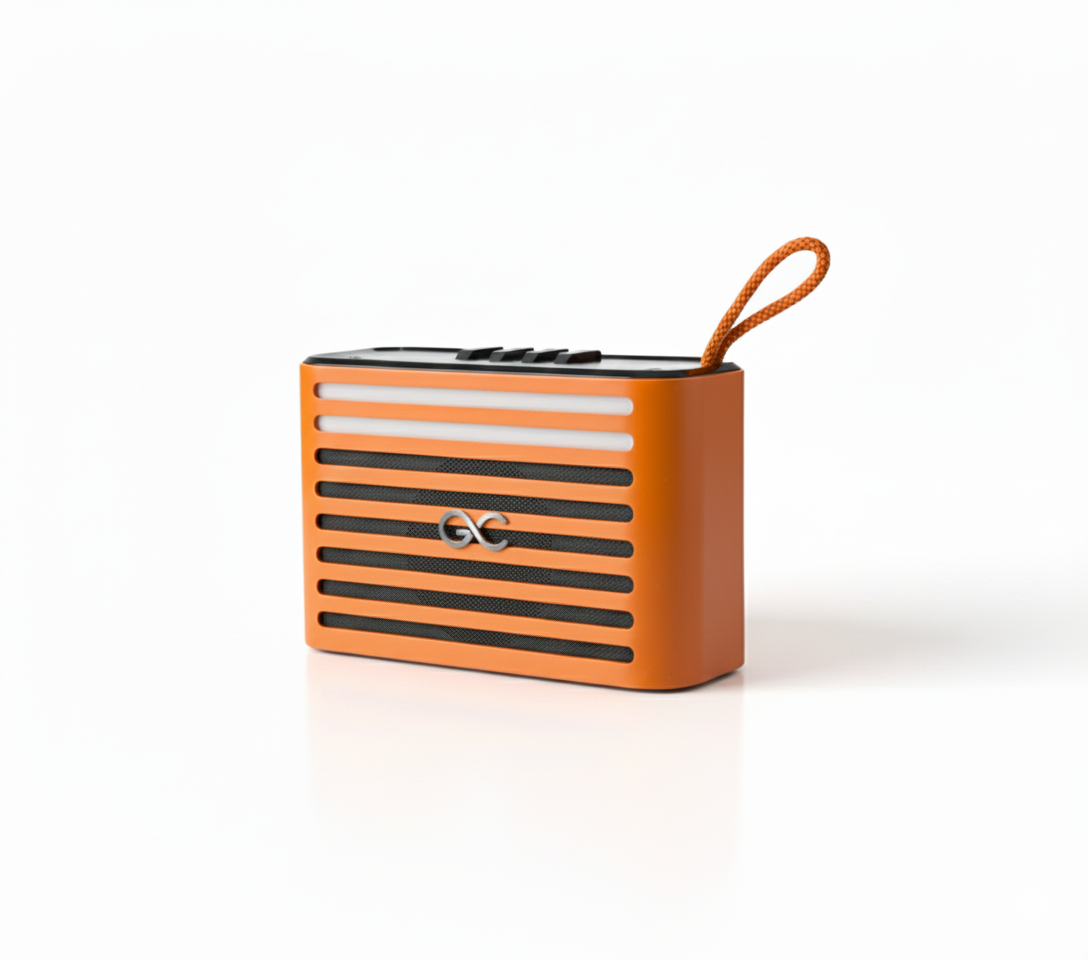 GeneCore ClipSound Mini | Ultra-Portable Bluetooth Speaker with Sleek Design and Micro SD/AUX Playback
