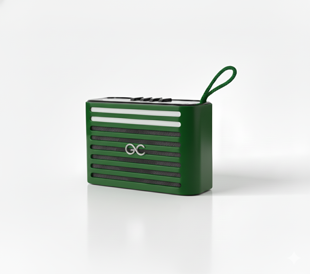 GeneCore ClipSound Mini | Ultra-Portable Bluetooth Speaker with Sleek Design and Micro SD/AUX Playback