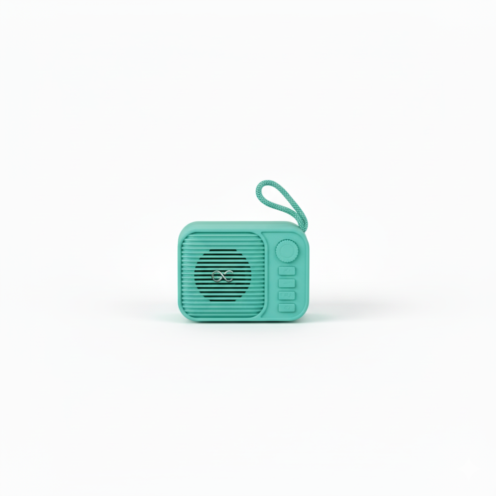 GeneCore RetroPulse | 5.1 Bluetooth Portable Speaker with Power Bank & TF Card Slot