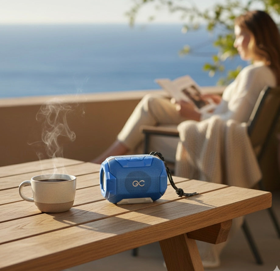 GeneCore PocketVox C8 | Classic Portable Bluetooth Speaker with Micro SD, AUX & USB Inputs