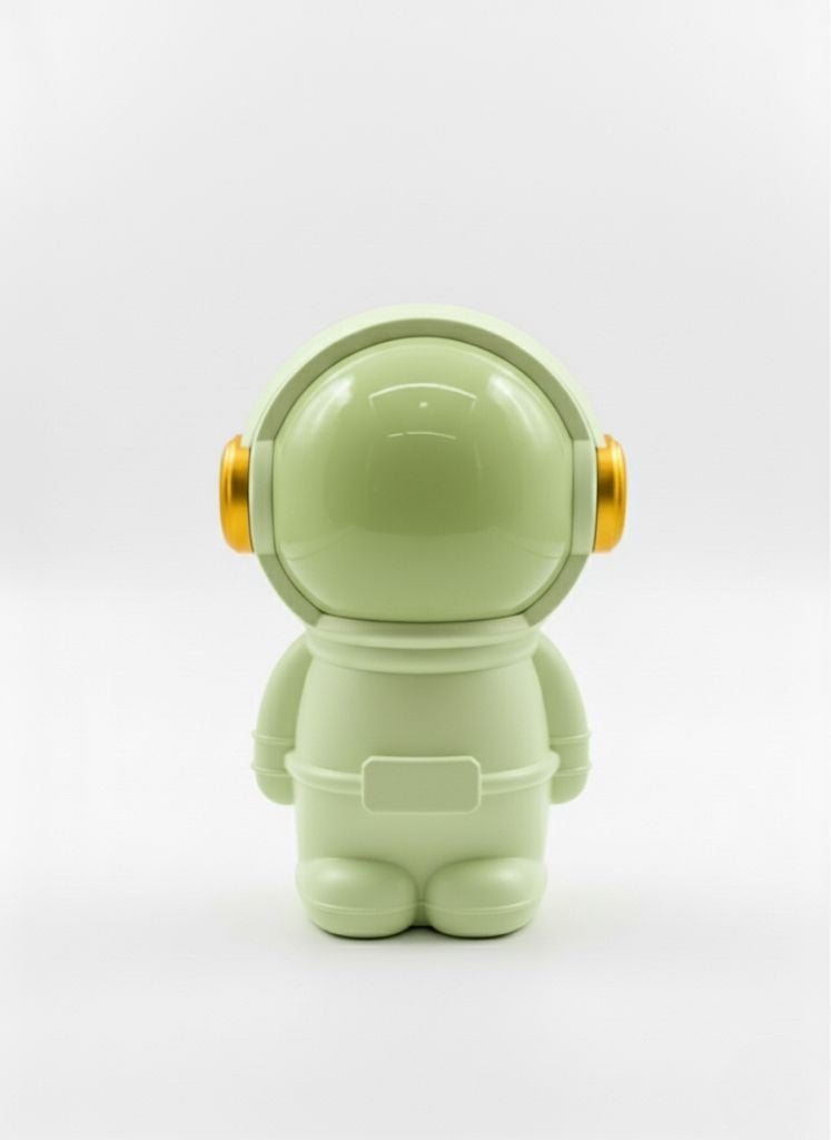 GeneCore AstroMuse | Bluetooth Astronaut Speaker with Ambient Halo Light, USB & MicroSD Playback